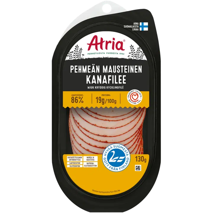 Atria Pehmeän Mausteinen Kanafilee 130g