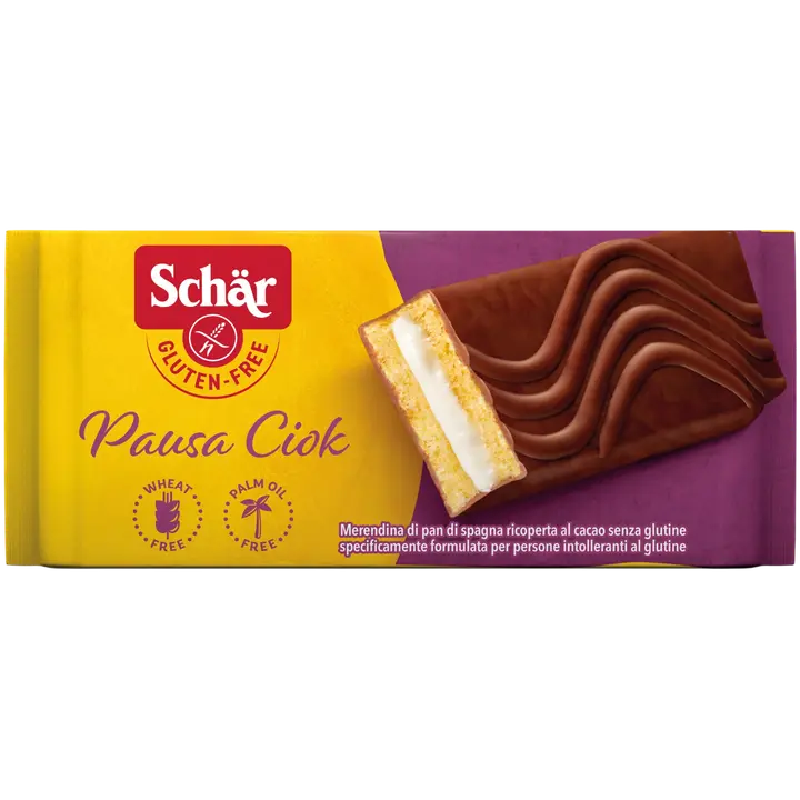 Schär Pausa Ciok 35g, gluteeniton suklaakuorrutteinen leivos