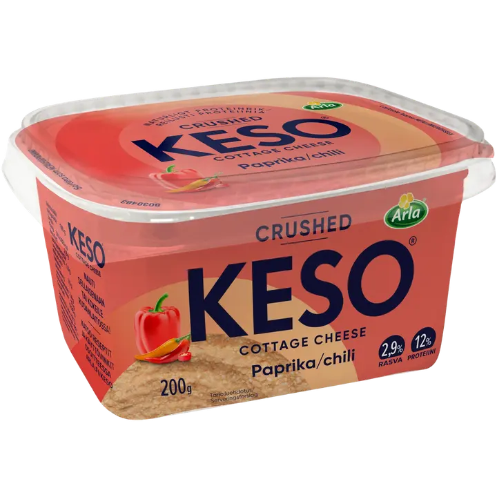 Arla Keso Crushed raejuusto paprika & chili 200 g