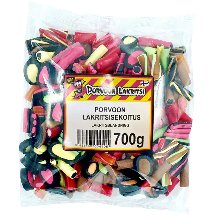Porvoon Lakritsi lakritsisekoitus 700g