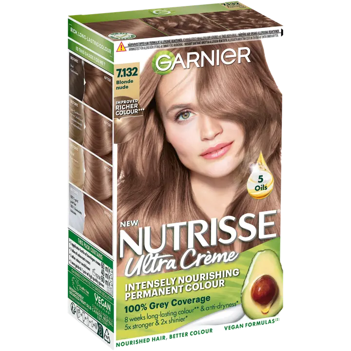 Garnier Nutrisse Ultra Creme 7.132 Blonde Nude Keskivaalea kestoväri 1kpl