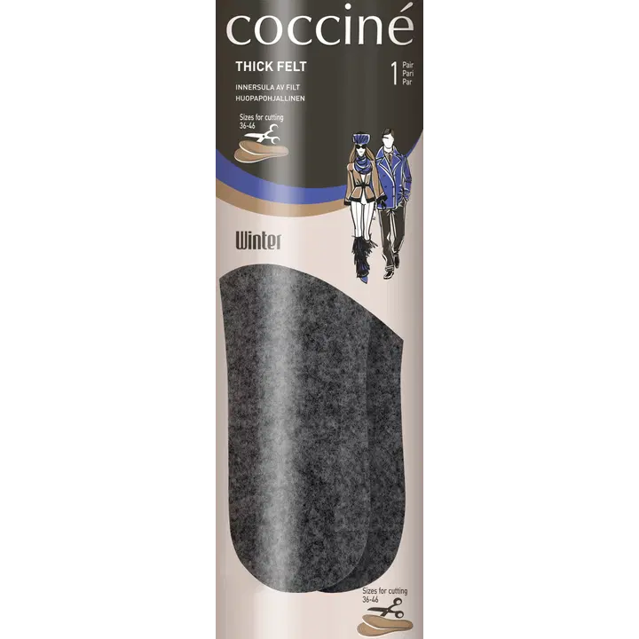 Coccine leikattava huopapohjallinen 36-46