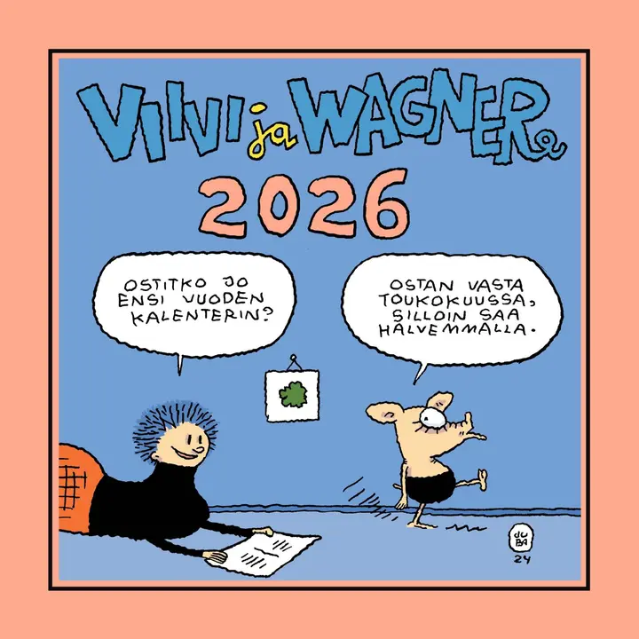 Otava Viivi ja Wagner seinäkalenteri 2026