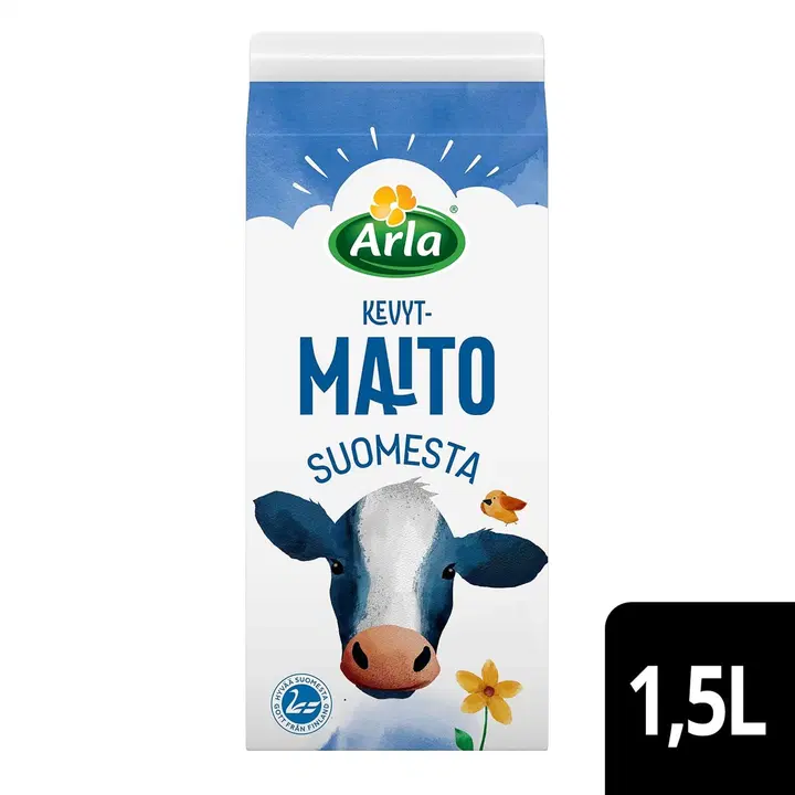 Arla 1,5 L Suomesta lättmjölk