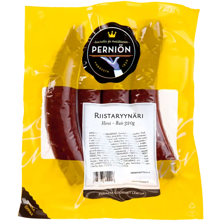 Perniön Liha riistaryynäri hirvi-ruis 320g