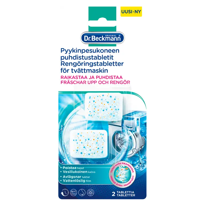 Dr Beckmann 40g Pyykinpesukoneen puhdistustabletit