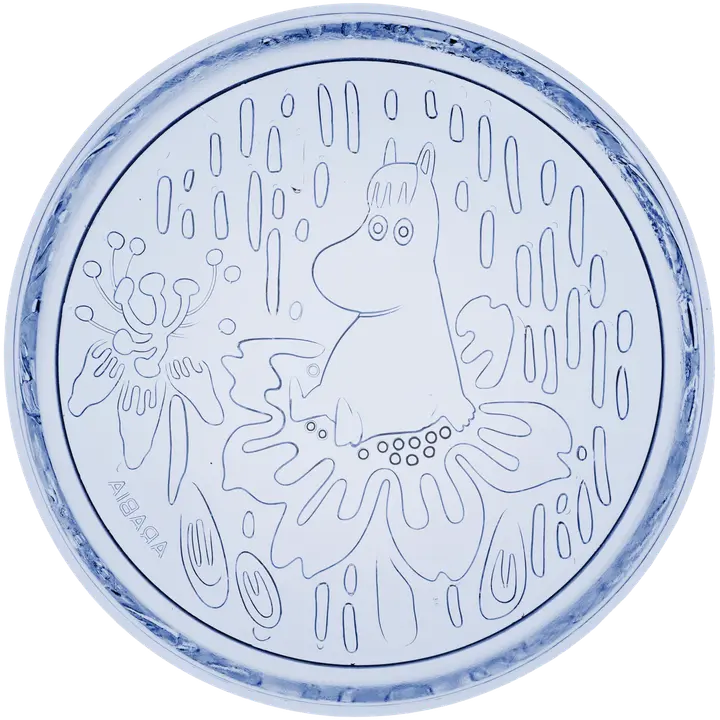 Moomin Arabia Muumi lautanen 155mm vedensininen