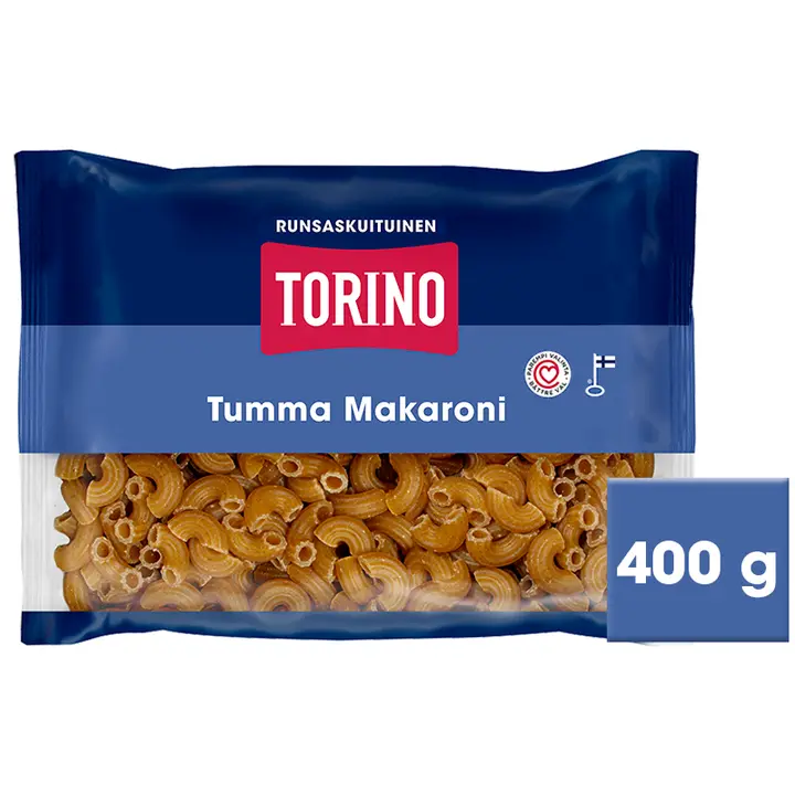 Torino 400g tumma makaroni