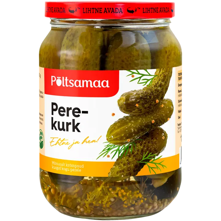 Põltsamaa perekurk terved 680/360 g