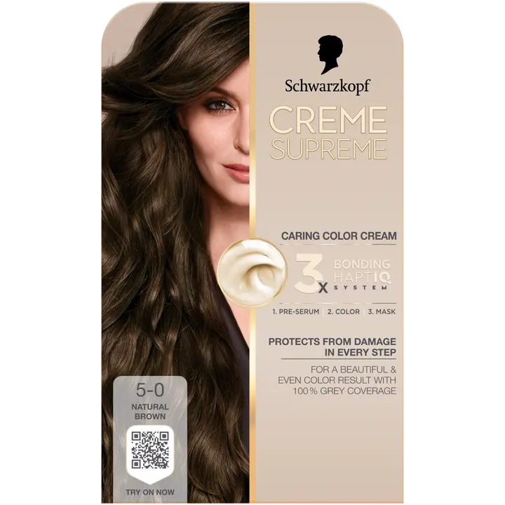 Juuksevärv Schwarzkopf Creme Supreme 5-0 Natural Brown