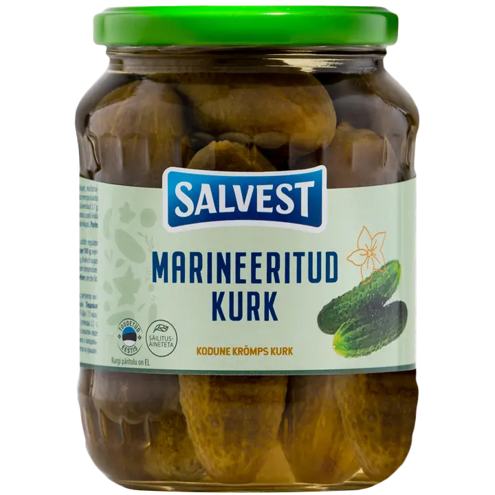 Salvest marineeritud kurk 675/385 g