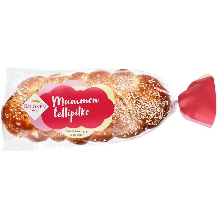 Leipomo Salonen Mummon lettipitko 430 g vehnäpitko