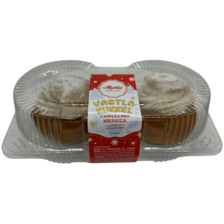Marta Pagar Vastlakukkel Cappucino kreemiga 2x85 g