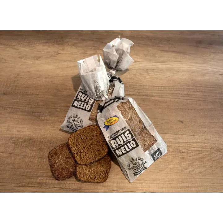 Kymen Leipomo Talonpojan Ruisneliö 6kpl 390g