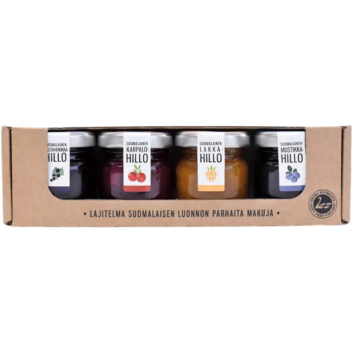 Poikain Parhaat Suomalainen marjahillolajitelma 4x45g
