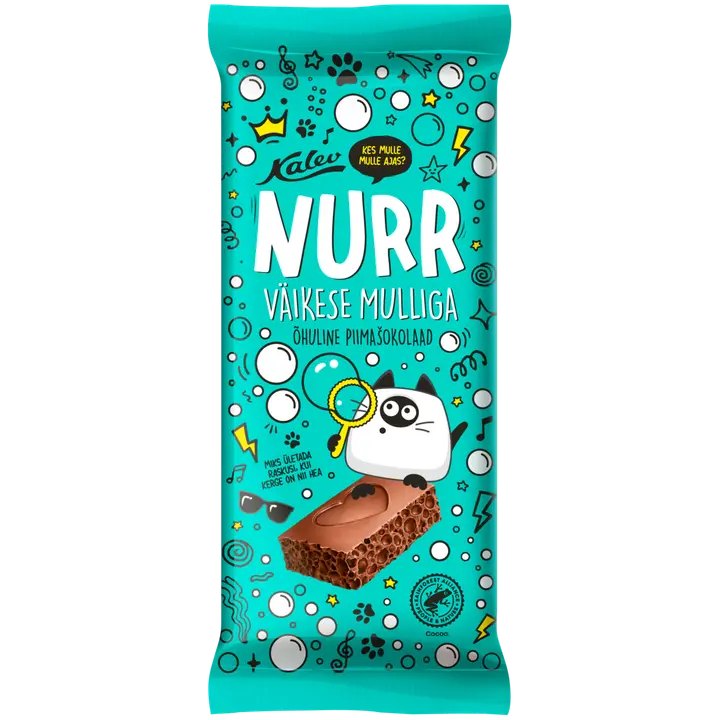 KALEV Nurr mullidega õhuline piimašokolaad 65g