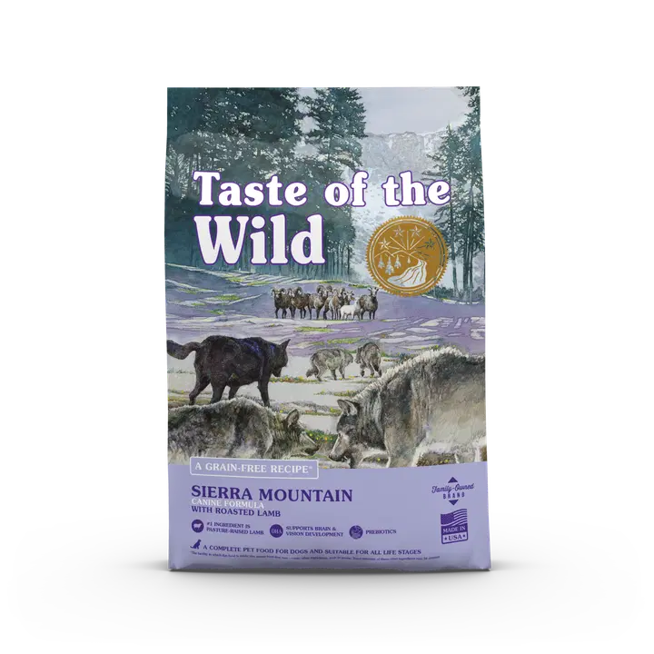 Taste of the Wild Dog Sierra Mountain, Lammas 2 kg