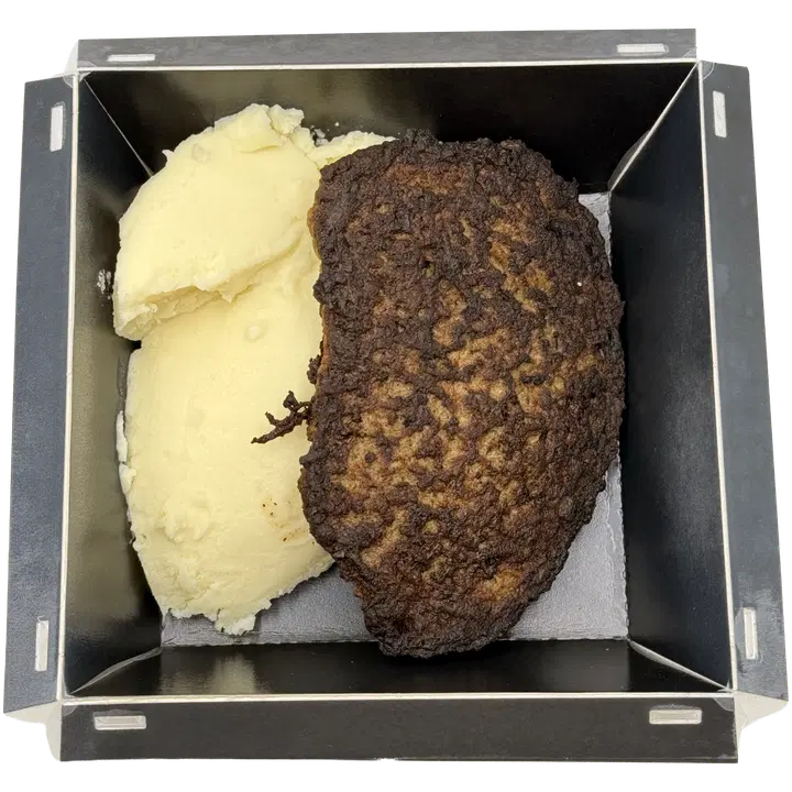 Helppoa ja herkullista maksapihvi ja perunamuusi