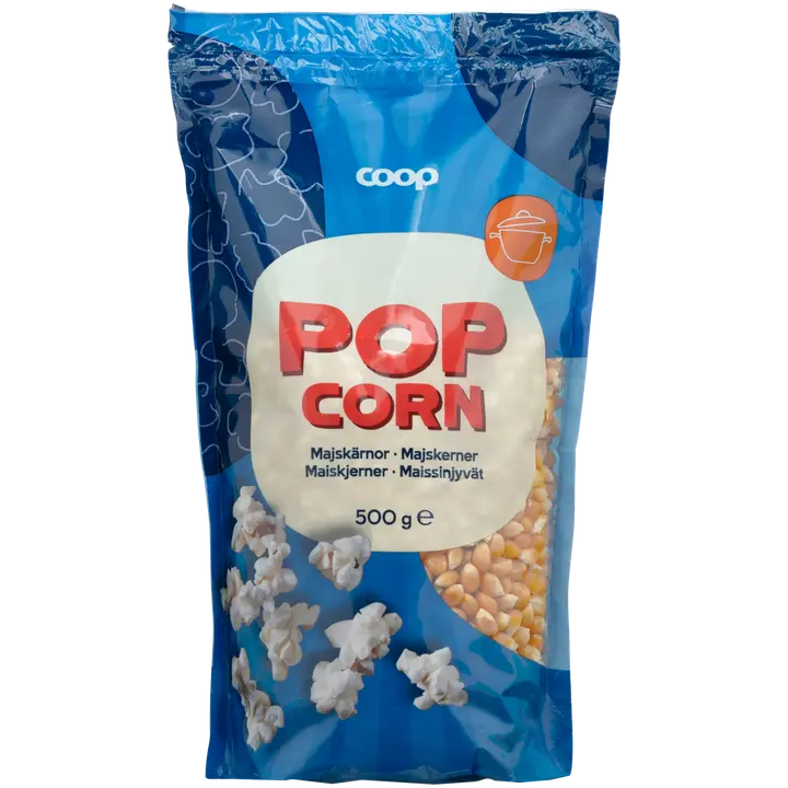 COOP popcorn maisiterad 500G