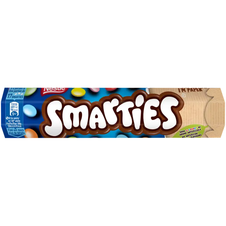 Nestlé Smarties 130g sokerikuorrutettuja maitosuklaarakeita