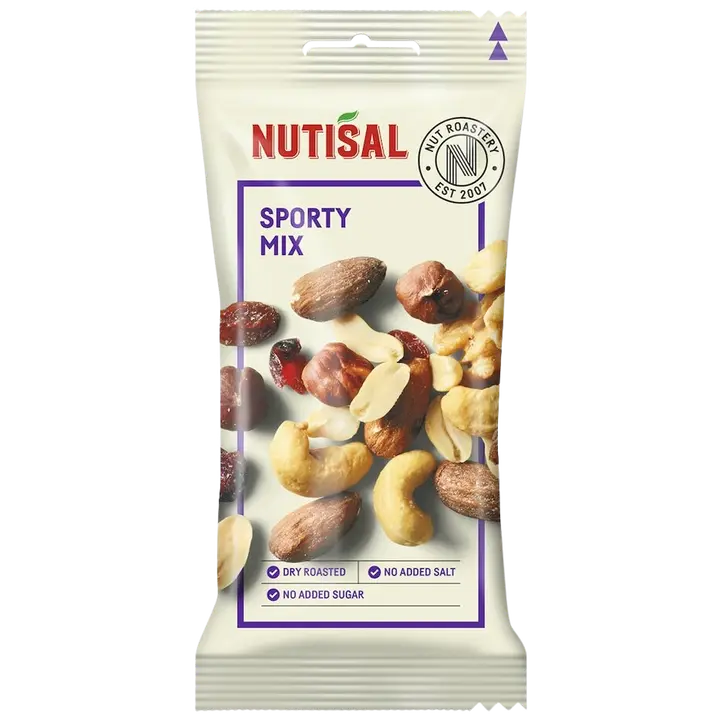 Nutisal Sporty Mix pähkinäsekoitus 60g