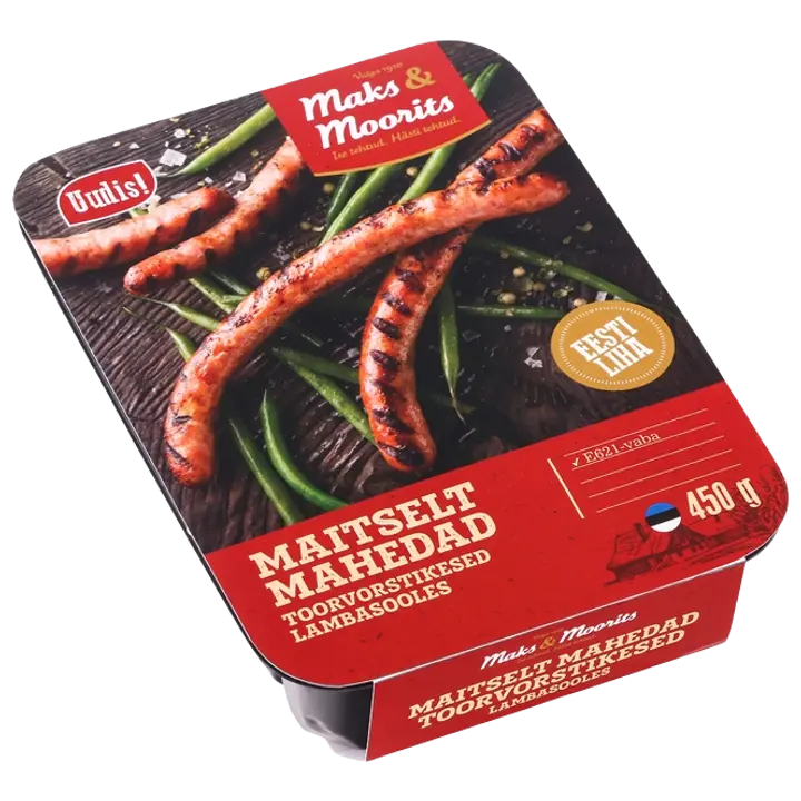 Maitselt mahedad toorvorstikesed 450G