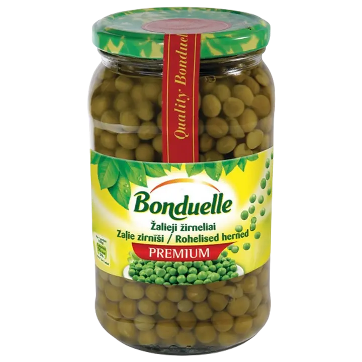 Bonduelle rohelised herned 660/465 g