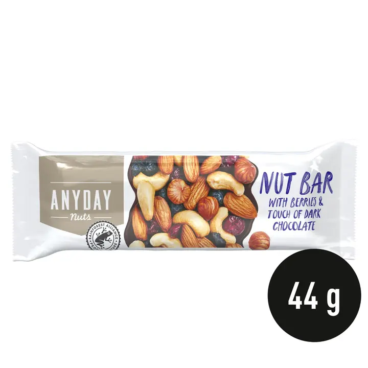 Anyday Nuts Bar with berries pähkinäpatukka 44g