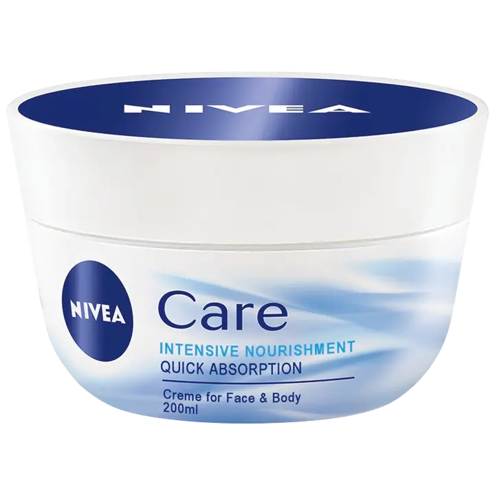 NIVEA 200ml Care Nourishing Cream -kosteusvoide