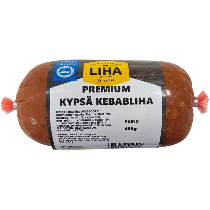 Savo-Karjalan Liha Oy Premium Kebab 400g kypsä