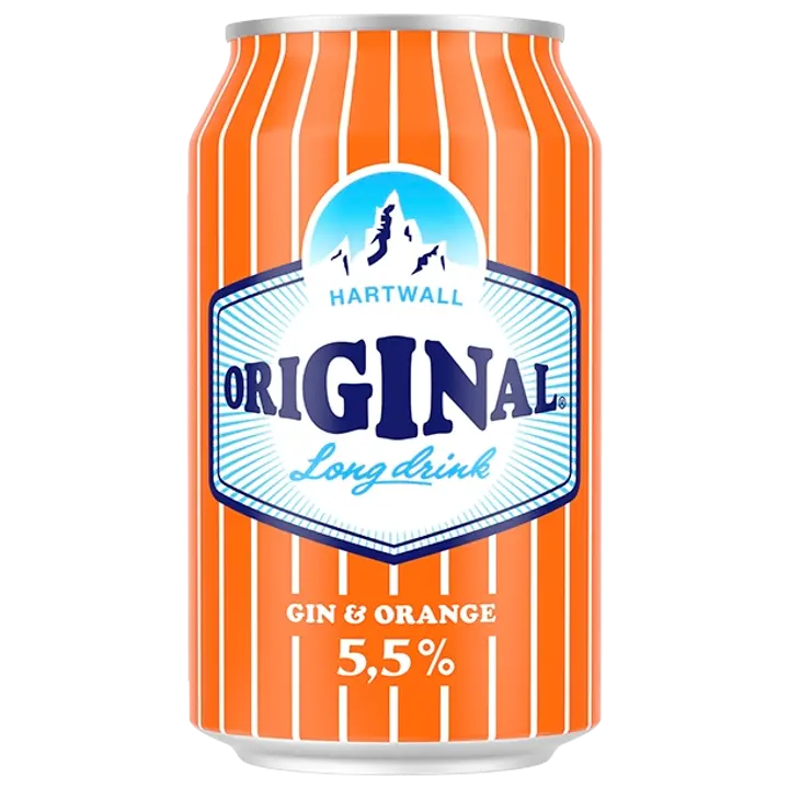 Hartwall original long drink orange 330ml