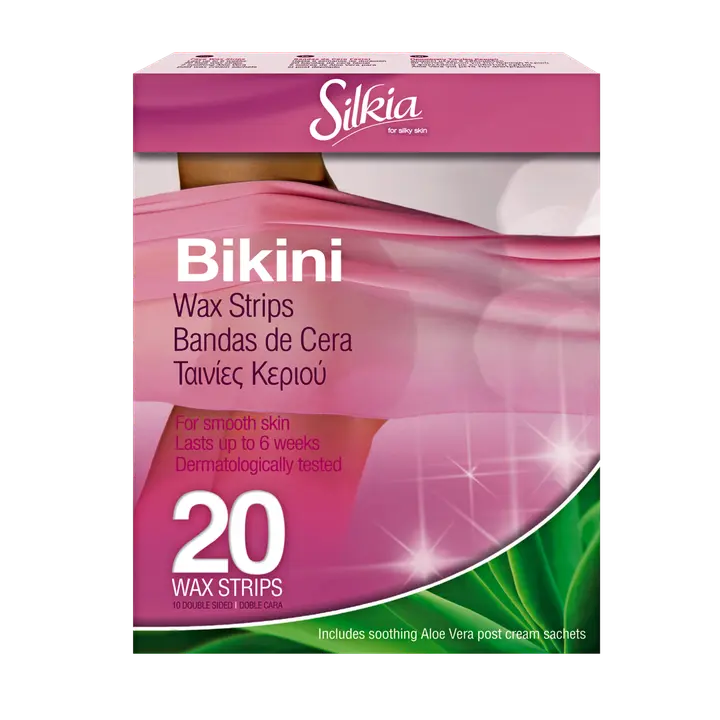 Silkia Bikini 20kpl kylmävahaliuska intiimialueelle