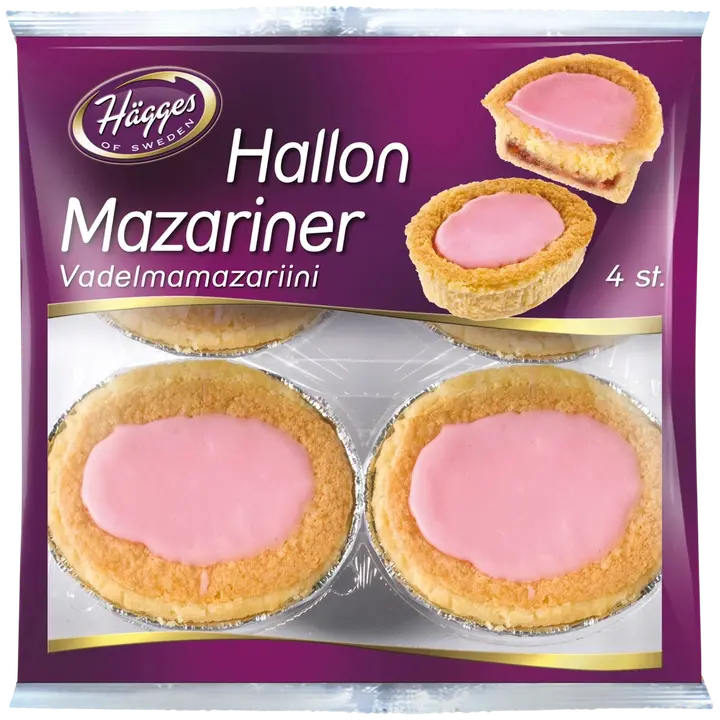 Hägges Vadelmamazariinit 220g
