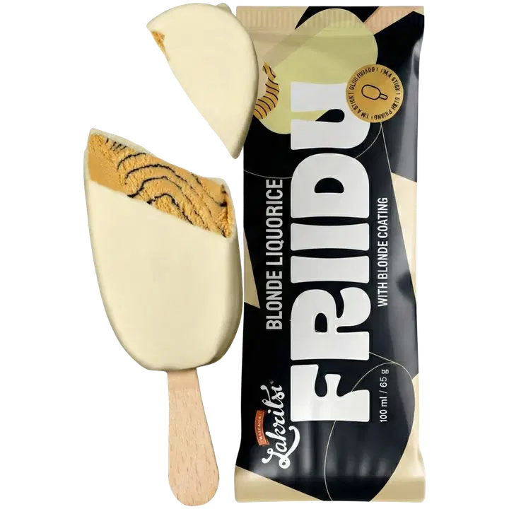 Friidu jäätelöpuikko Blonde Liquorice 100ml/65g