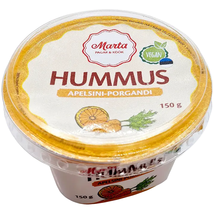 Marta Pagar apelsini-porgandi hummus, 150 g