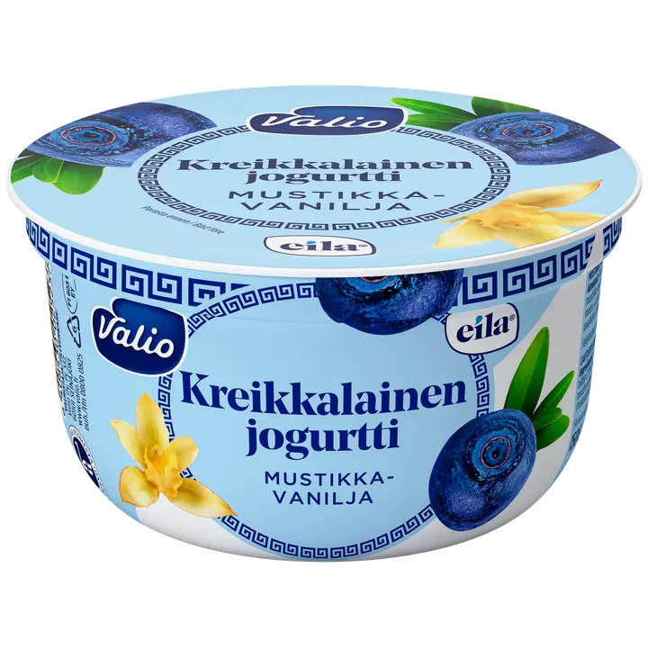 Valio kreikkalainen jogurtti 150 g mustikka-vanilja laktoositon