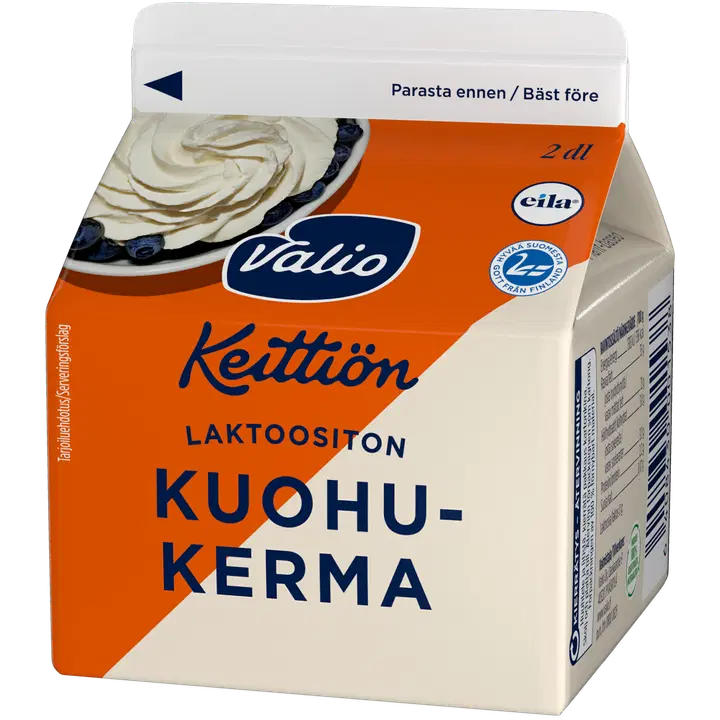 Valio Keittiön kuohukerma laktoositon 2 dl