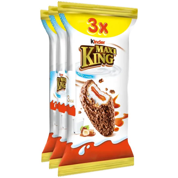Kinder Maxi King multipakk, 3 x 35 g