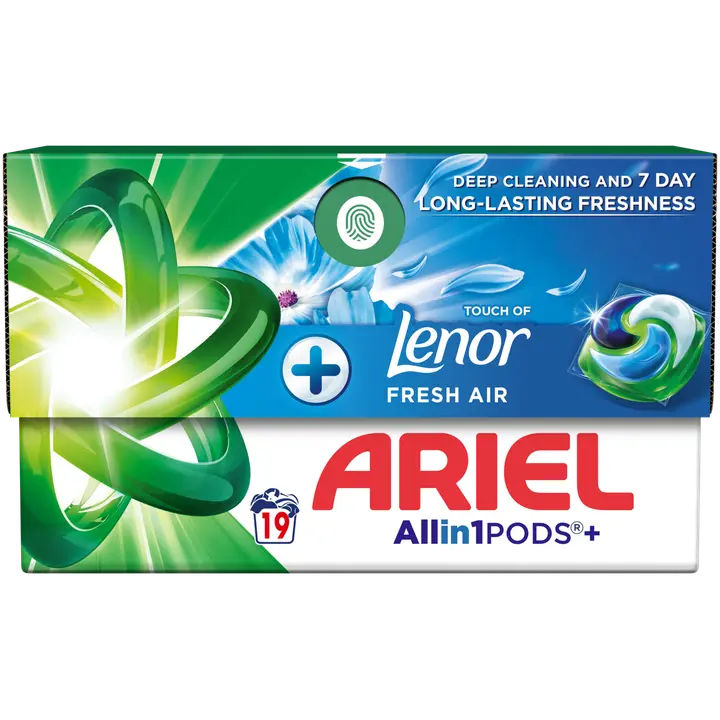 Geelkapslid Ariel Fresh Air 19tk