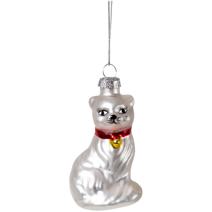 Jõulukaunistus kass 9 cm