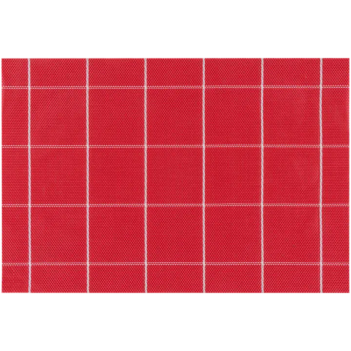 House tabletti Ruutu PVC 30x45 cm punainen/valkoinen