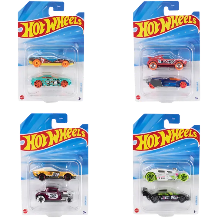 Hot Wheels mudelauto 2 tk assortii
