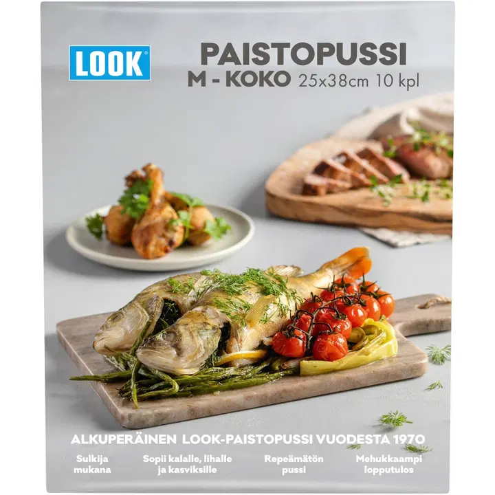 LOOK® Paistopussi M 25cmx38cm 10kpl
