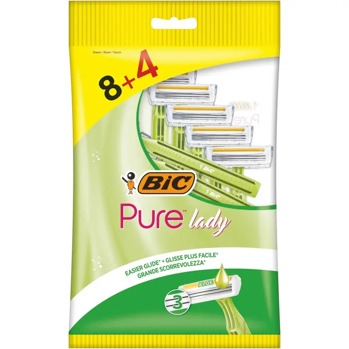 BIC varsiterä Pure 3 Lady 8+4-pack