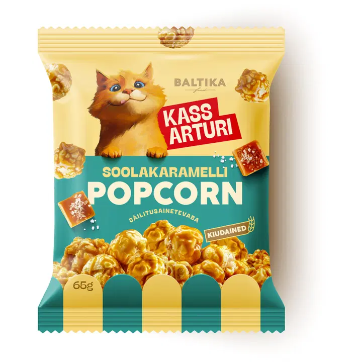 Kass Arturi Soolakaramelli popkorn 65g
