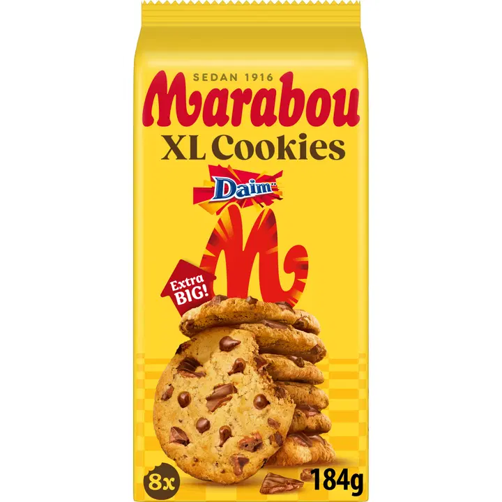 Marabou XL Cookies Daim 184g