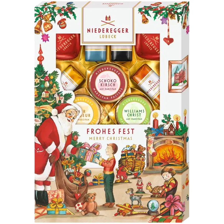 Niederegger Christmas Marzipanerie konfekter 206g