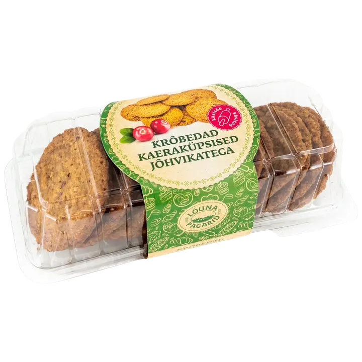 Krõbe kaeraküpsis jõhvikaga 250 g