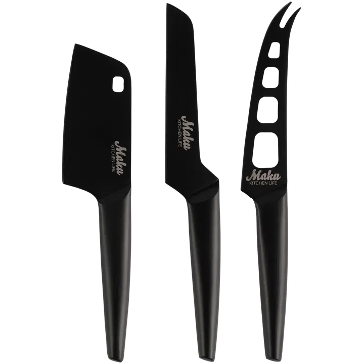 Maku juustoveitset musta 3 kpl