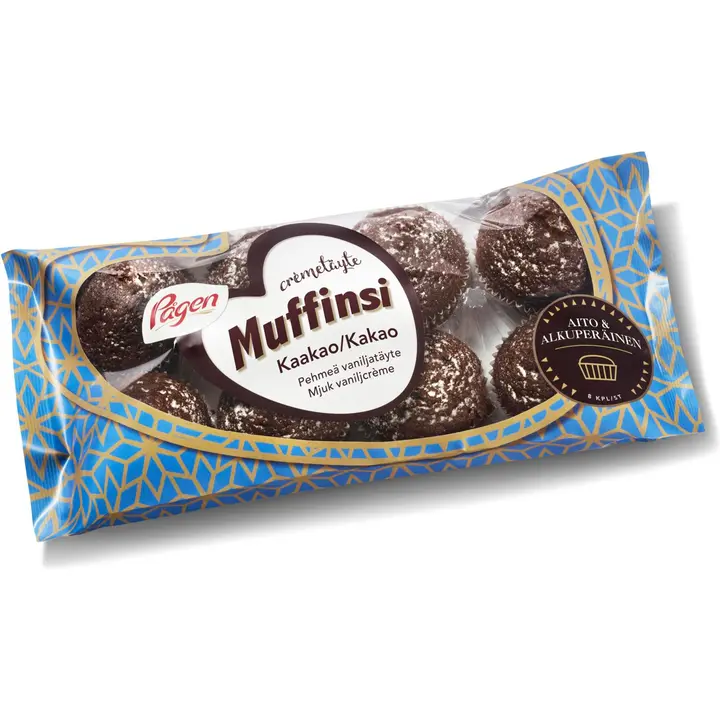 Pågen Crémetäytemuffinsi Kaakao täytemuffinsit 240g 8kpl